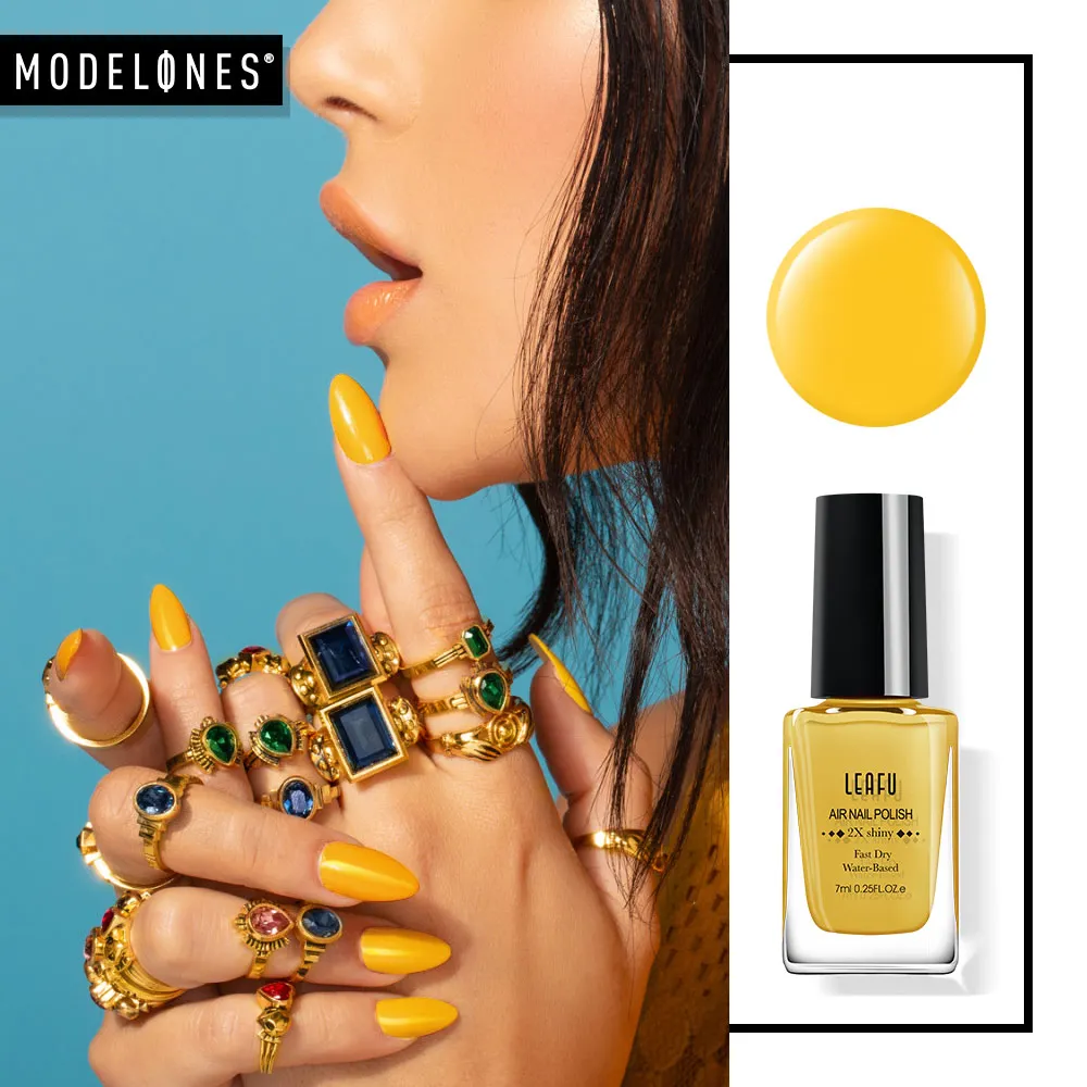 Маникюрный набор MODELONES LEAFU 7 мл УФ-лампа для ногтей не требующая УФ-лака | Красота и
