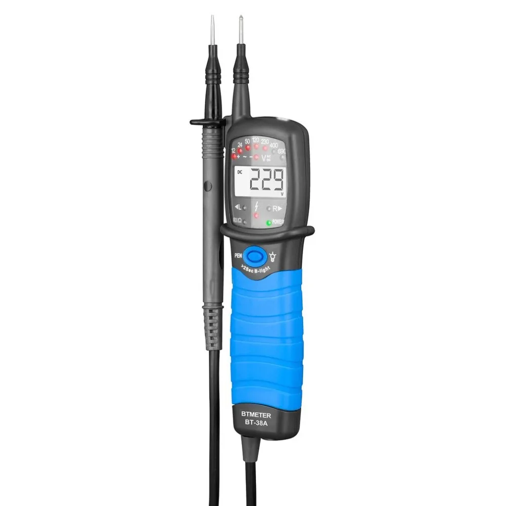 BTMETER BT-38A напряжение тестер ручка Бесконтактный вольт Professional светодио дный