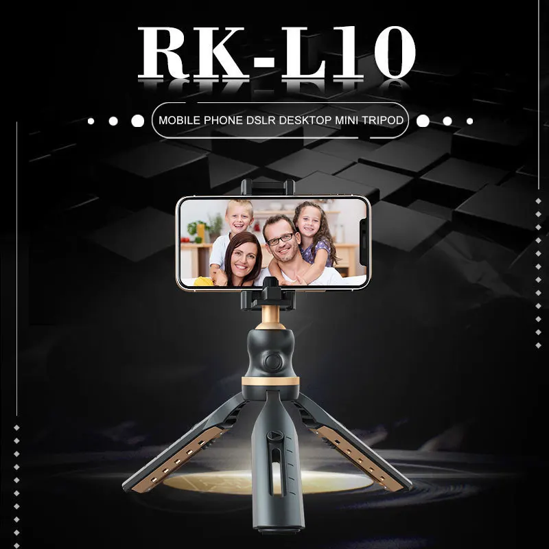 RK L10 Портативный штатив складной настольный мини для камеры компактный