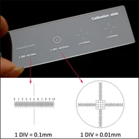 926 0 01mm microscope slides reticle calibrating slide ruler cross microscope calibration ruler stage micrometer