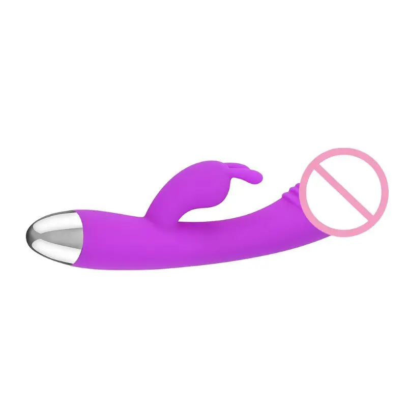 Вибратор для точки G с кроличьими ушками стимуляции клитора тихий двойной мотор