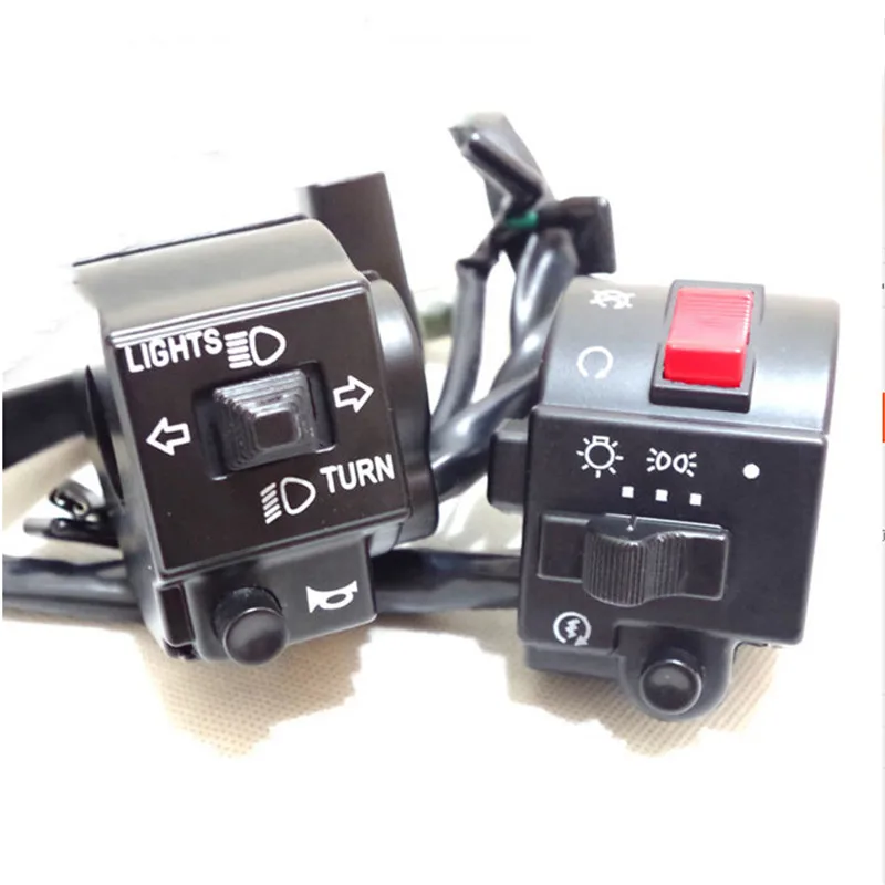 1 Pair Motorcycle Turn Signal Control Switch Motorbike Horn Electrical Accessories Moto for SuZuki GS125 GN125 | Автомобили и