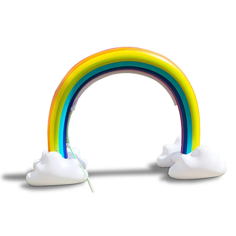 238 см гигантский Rianbow Cloud YARD разбрызгиватель для детей взрослых летний задний двор