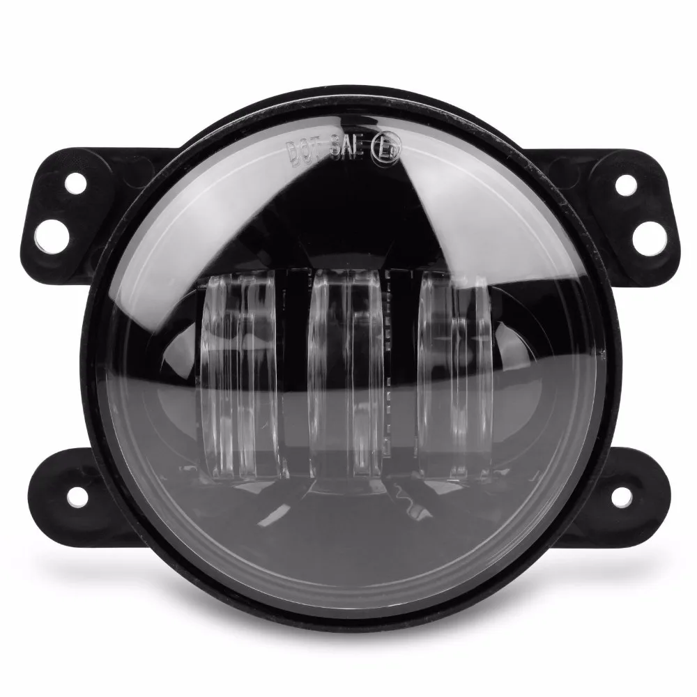 2 шт. 4 дюймовые светодиодные противотуманные фары для Jeep Wrangler JK TJ LJ Трактор Лодка
