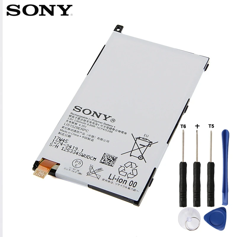 Оригинальный аккумулятор SONY для Sony Xperia Z1 mini Compact D5503 M51w LIS1529ERPC настоящая сменная