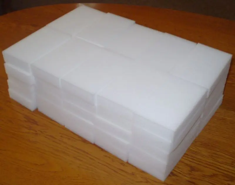 Меламиновая губка волшебная Меламиновый очиститель экологически чистый белый