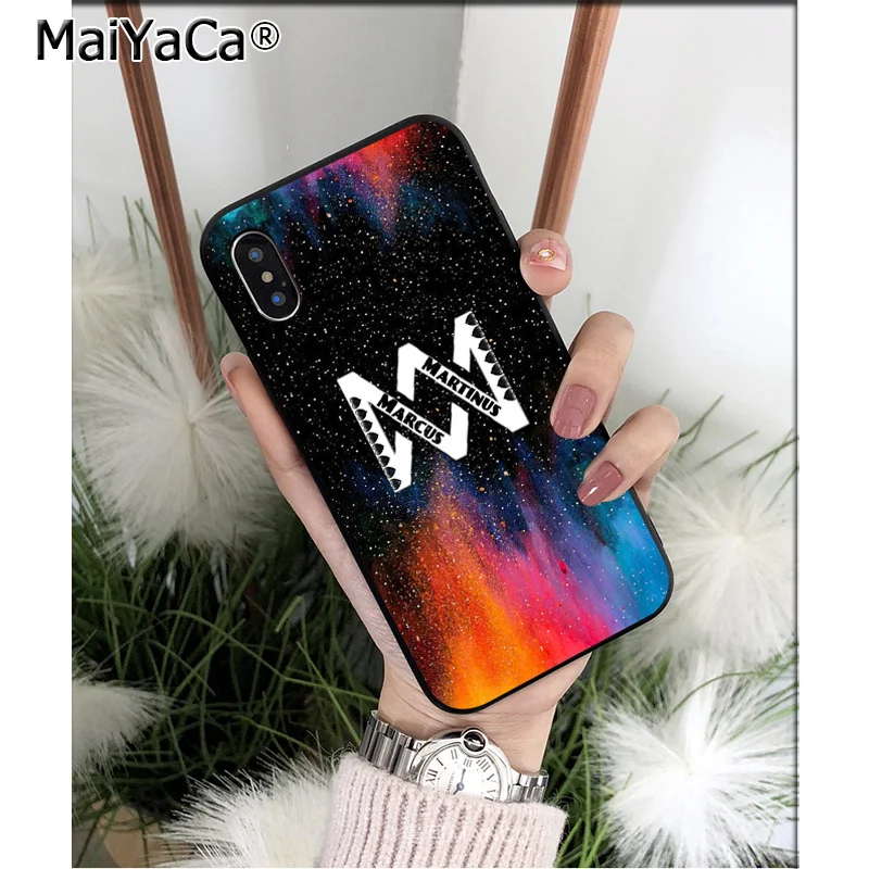 A8 MaiYaCa Маркус Мартинус мягкий, силиконовый, из ТПУ черный чехол для телефона iPhone 8 7 6 6S Plus 5 5S SE XR X XS MAX Coque Shell - Цвет: A8