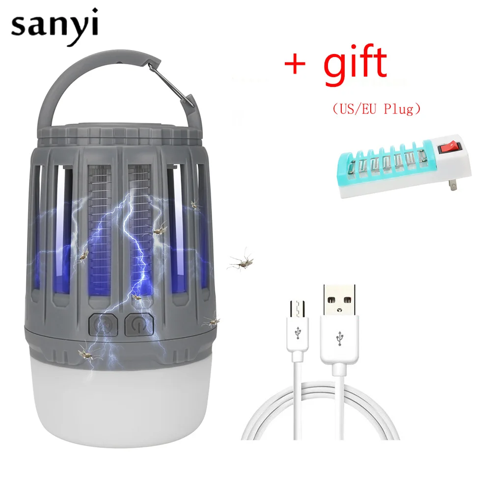 USB перезаряжаемая лампа для уничтожения насекомых энергосберегающая