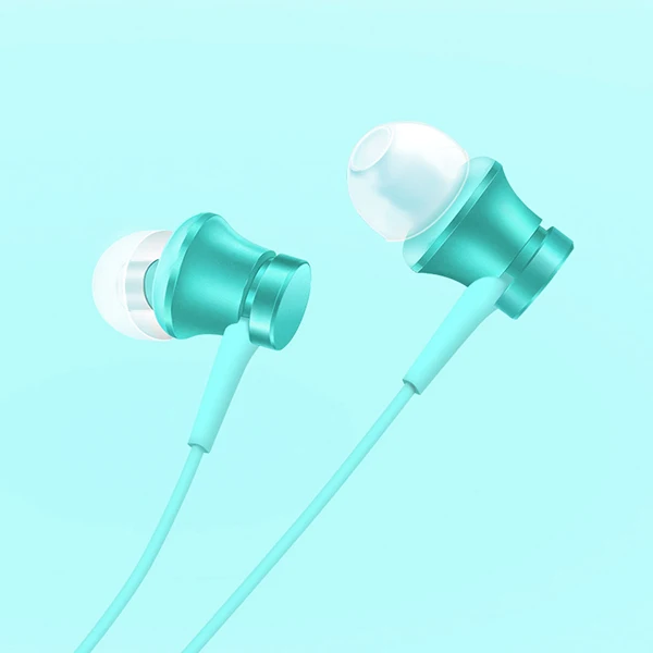 Blue Оригинальные Xiaomi Piston проводные наушники-вкладыши 3,5 мм свежая Молодежная версия с микрофоном Mi наушники-вкладыши для Samsung для iPhone - Цвет: Blue