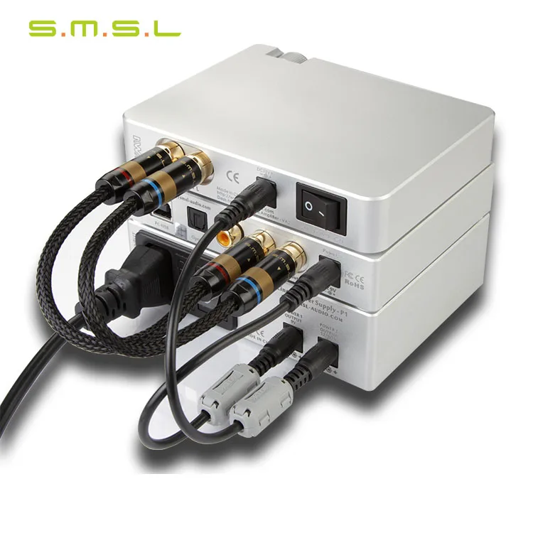 SMSL M8 USB DAC + VMV VA2 усилитель для наушников линейный источник P1 высокого класса