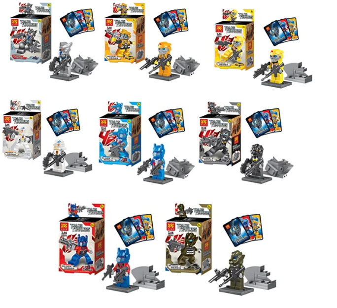 Оптовая продажа сборка мультфильм блоки симпатичный мини DIY строительство