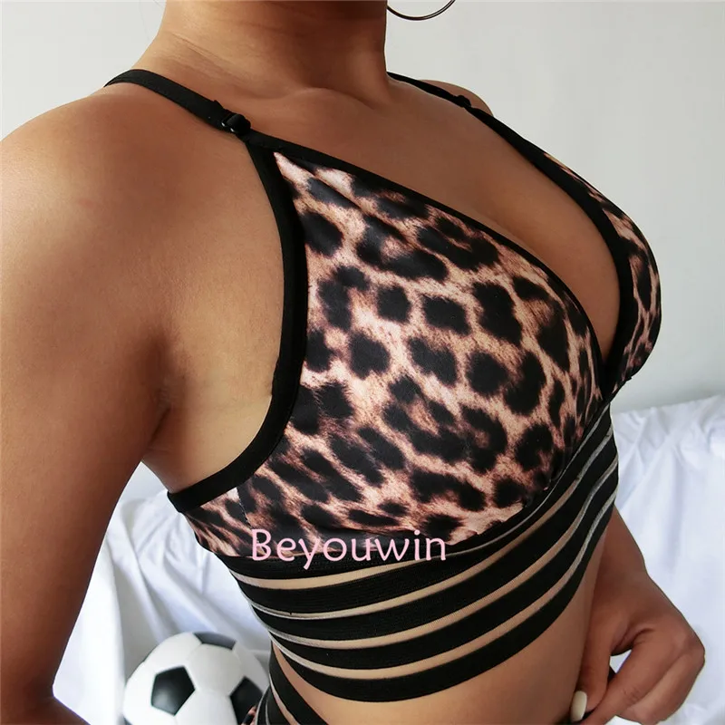 fashion lady shorts hot selling leopard print bra sport for women | Женская одежда