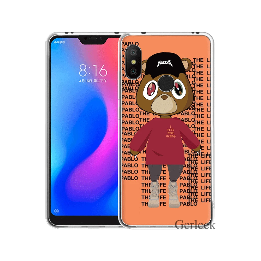 Чехол для телефона Kanye West Graduation Bear чехол Xiaomi Mi 6 8 Lite SE A1 A2 5X 6X Mix 2S F1|Чехлы-накладки| |
