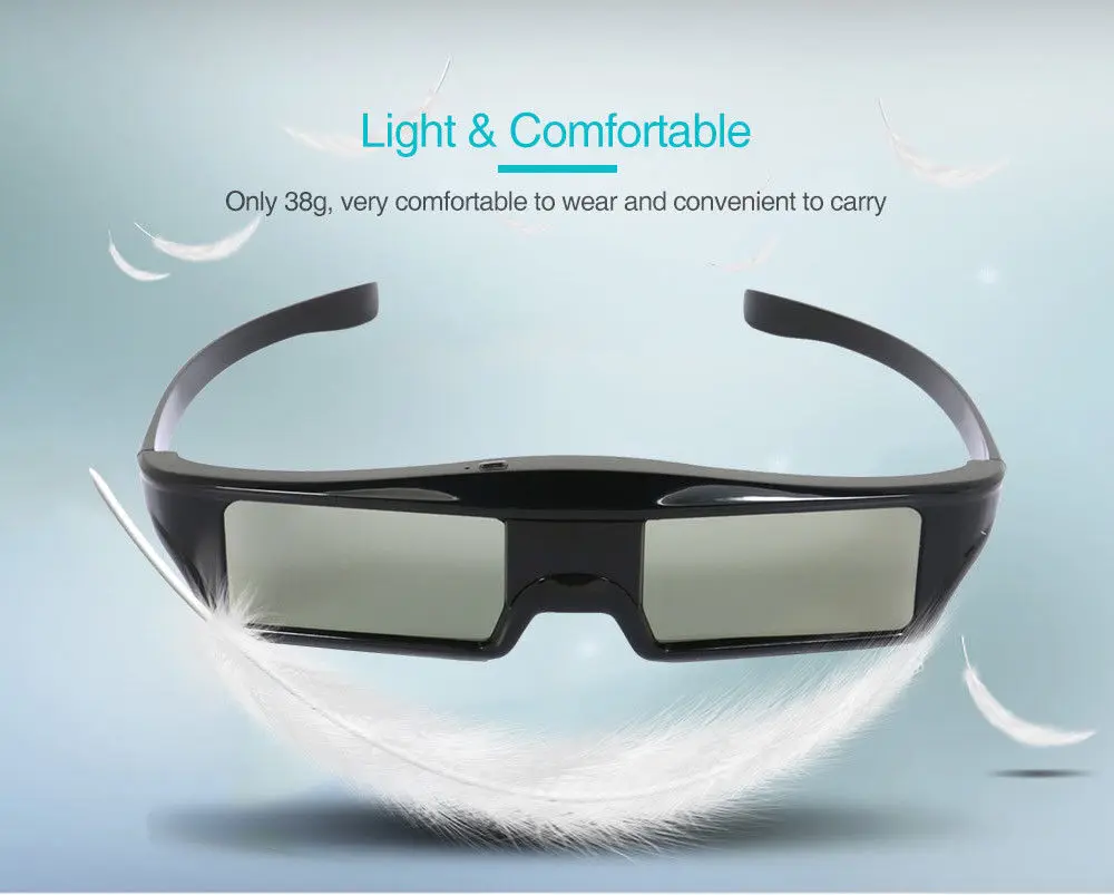1pcs/lots 3D RF Bluetooth Active Glasses for Epson ELPGS03 Home Cinema Projector