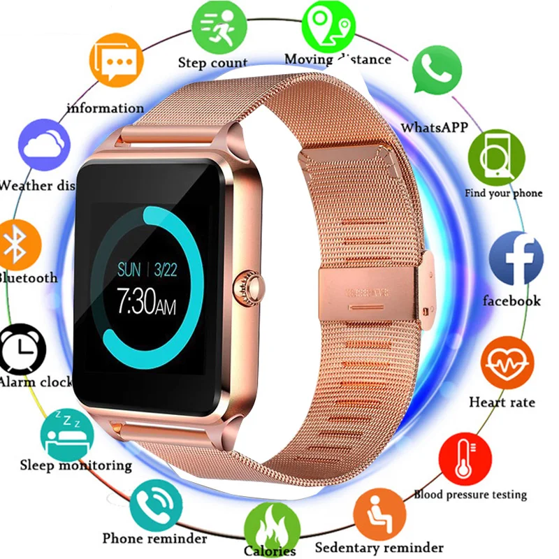 2019 Смарт часы Z60 GT09 мужские и женские Bluetooth наручные Поддержка SIM/TF карты для Apple