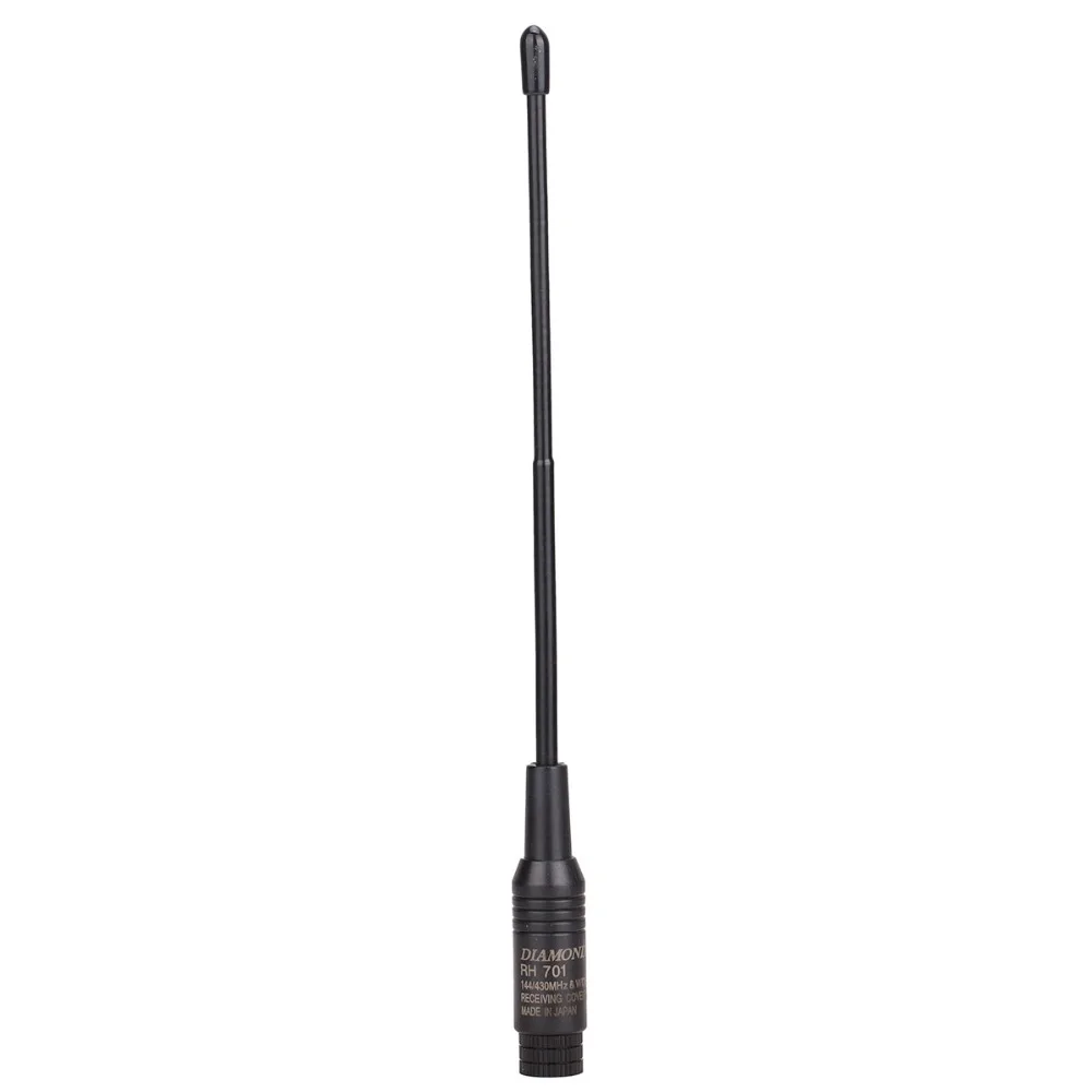 2 шт. бриллиантовая деталь Мужская Двухдиапазонная VHF/UHF 144/430 МГц мягкая антенна