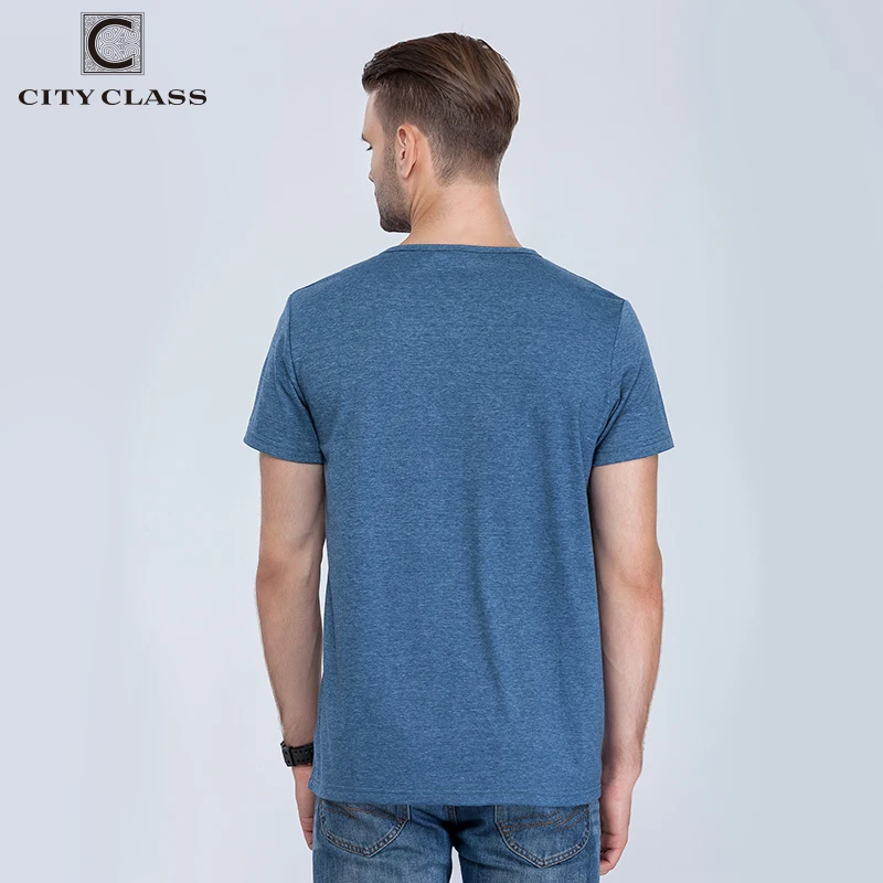 City Class мужские футболки топы тис фитнес хип хоп мужчины хлопок homme Поддельные две