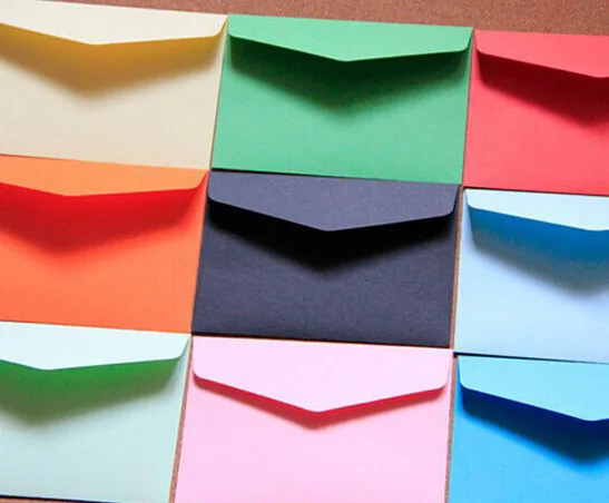 

14pcs Colorful Envelope Kraft Paper Envelope Postcard Invitation Letter Stationery Party Favor Paper Bag 11.5x8cm