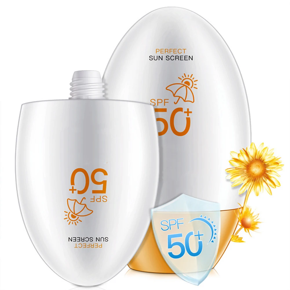 55 мл мягкий солнцезащитный лосьон SPF50 + крем для лица изоляция УФ тела увлажняющий