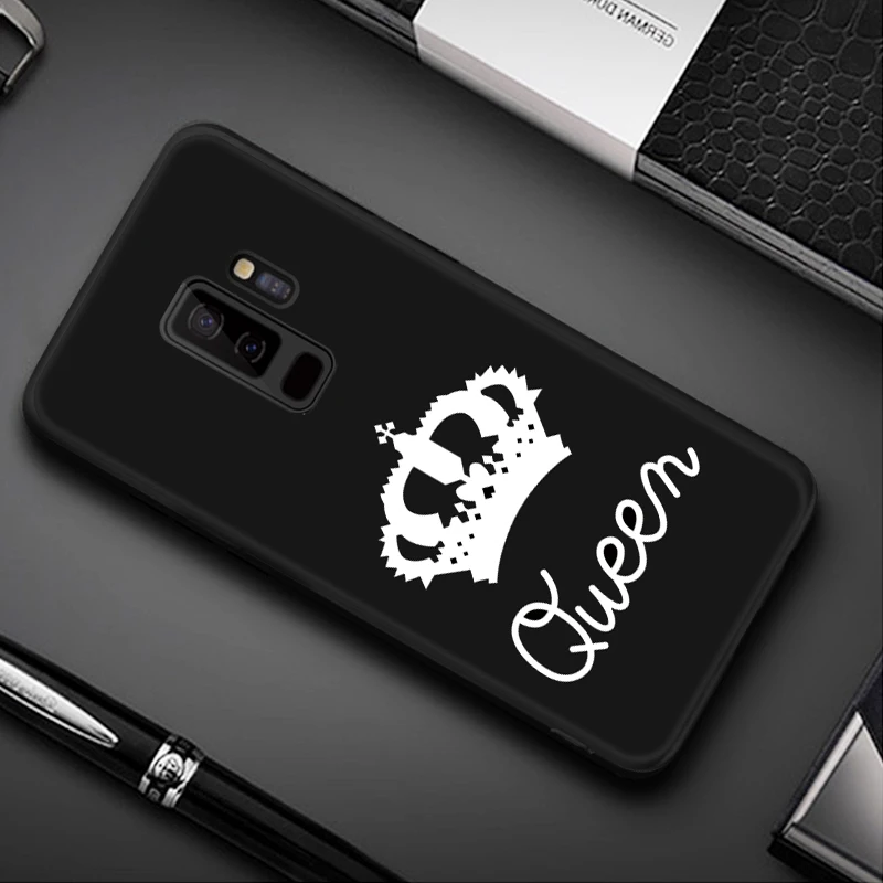 07 Чехол с рисунком для Samsung Galaxy S8 S9 Plus Note 8 9 A8 A6 плюс A5 A7 черный матовый чехол для Samsung 10 J4 J6 A9 S10 S10 - Цвет: 07