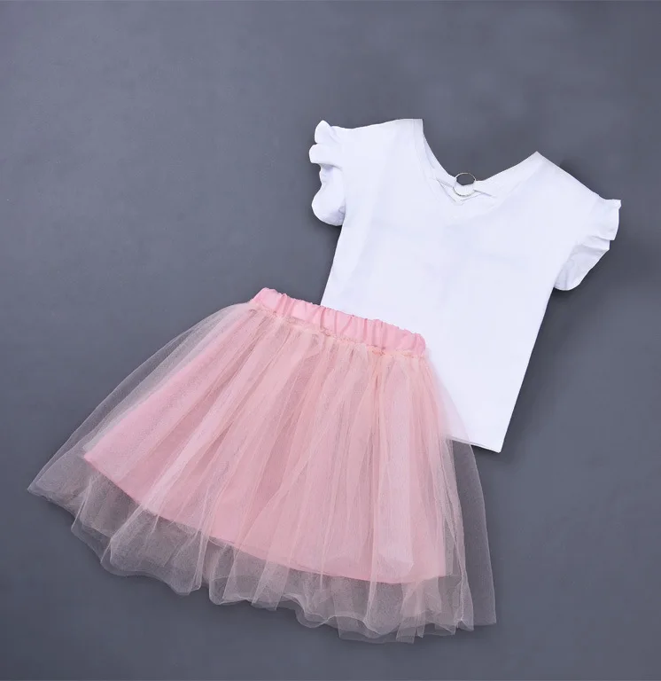 

Girls Dress New 2019 Clothes 100% Summer Fashion Style Cartoon Cute Little White Cartoon Dress Fruit Printed Dress