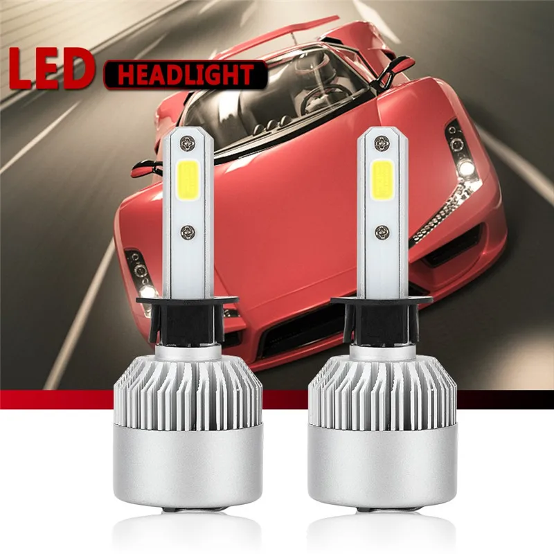TDPRO H1 H4 H7 H11 Car LED Headlight Kit Hi/Low Beam 200W 20000LM Conversion Lamp Bulb Light 6000K Lights Styling 2PCS |