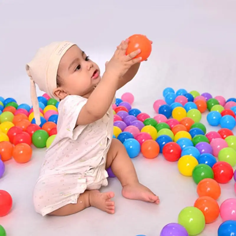 25pcs/50pcs/100pcs/Lot Colorful Ocean Ball Soft Plastic Kids Tent House Play Balls Kid Outdoor Swimming Water Pool Pit Toys | Игрушки и