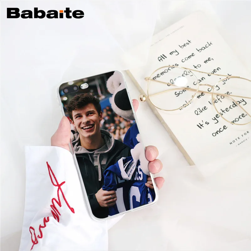 A6 Babaite хит поп-певец Шон Мендес Magcon чехол для телефона для iphone 11 Pro 11Pro Max 8 7 6 6S Plus X XS MAX 5 5S SE XR - Цвет: A6