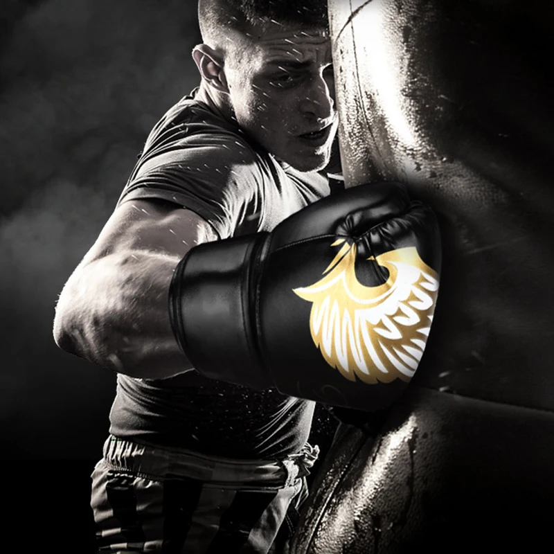 Практичные боксерские перчатки ПУ тренировочные для каратэ Муай Тай гуантес