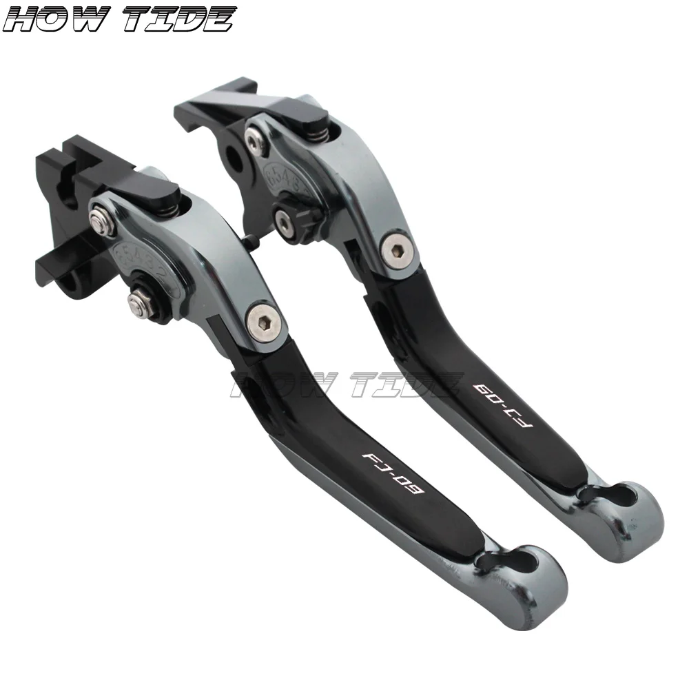 Laser Logo(FJ-09) CNC Складные Выдвижные рычаги тормозной муфты мотоцикла для Yamaha FJ-09 FJ09