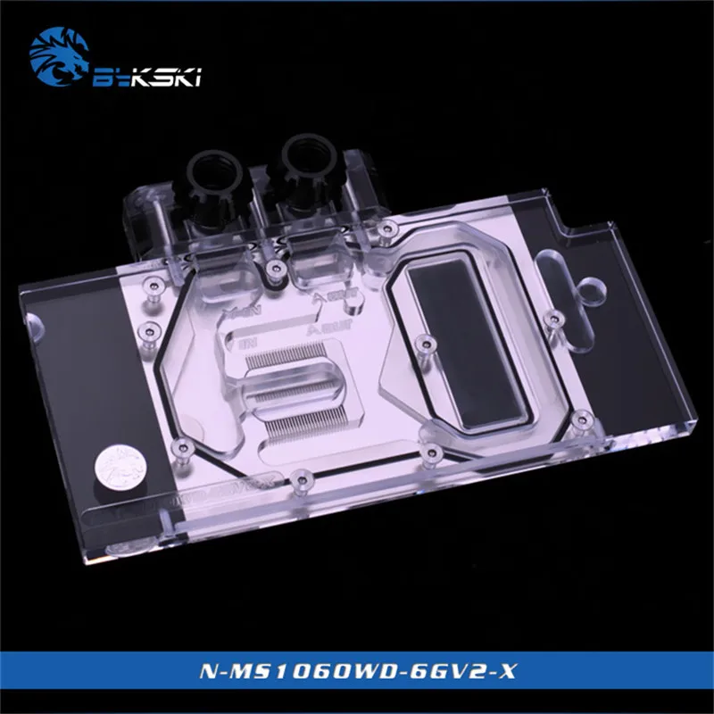 Водяной блок Bykski для графической карты MSI GTX1060 6G OC V2 | Компьютеры и офис