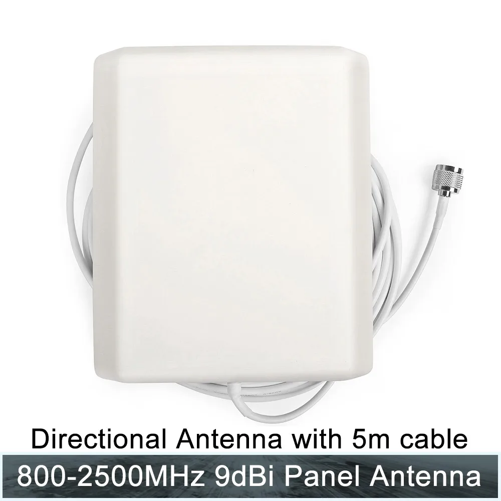800-2500 МГц 9dBi GSM 3g Lte Внутренняя антенна с высоким коэффициентом усиления внутренняя Направленная панельная антенна с кабелем 5 м для повторителя усилитель сигнала