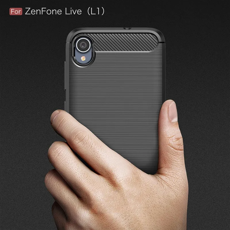 Чехол для Asus Zenfone Max Pro M2 ZB631KL ZB633KL чехлы Live L1 чехол из углеродного волокна мягкий