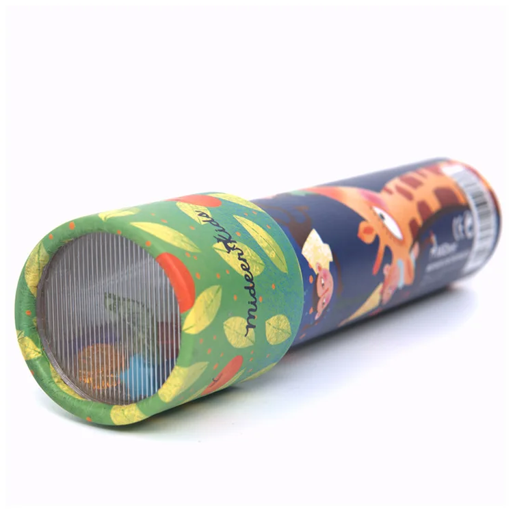 Новый 2017 mideer детей вращения калейдоскоп различные Prism красочный мир дошкольных