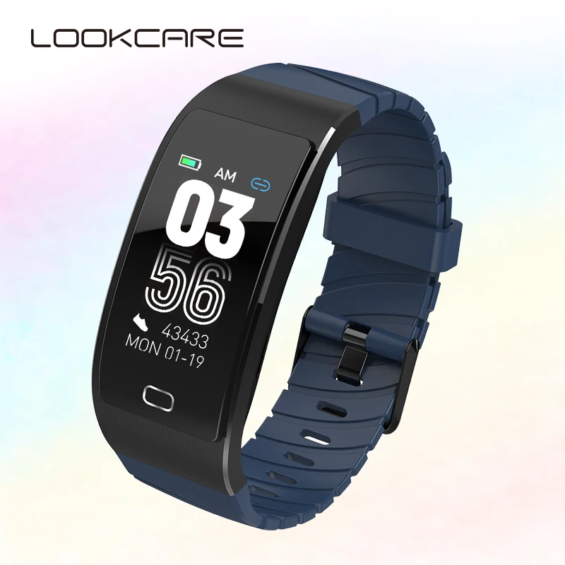 Lookcare S7 Смарт часы IP68 Водонепроницаемый калорий Шагомер фитнес-трекер спортивный браслет bluetooth Smartwatch для Android IOS