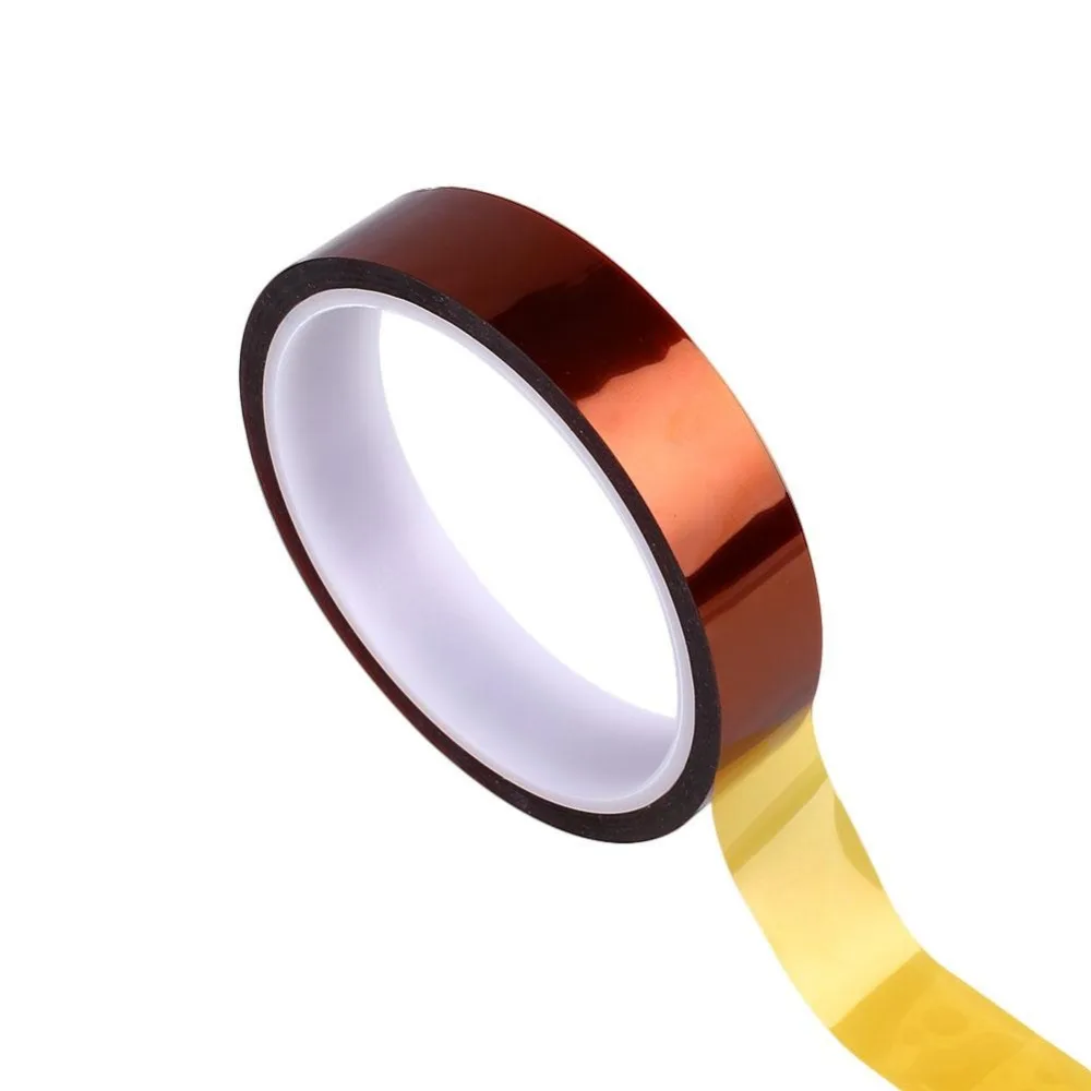 Автомобильная высокотемпературная лента 20 мм 33 м термополимидная клейкая