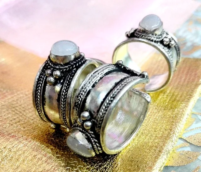 Модные ювелирные изделия кольцо из натурального лазурита регулируемое унисекс