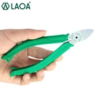 Пластиковые кусачки LAOA, плоскогубцы с мягкой ручкой, диагональные, для электрических проводов