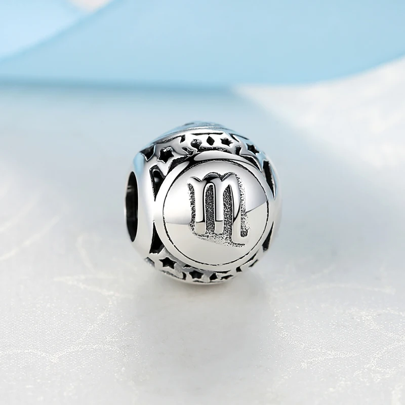 Новинка 100% подвеска 12 знаков зодиака созвездия весы Лев звезда Подвески подходят