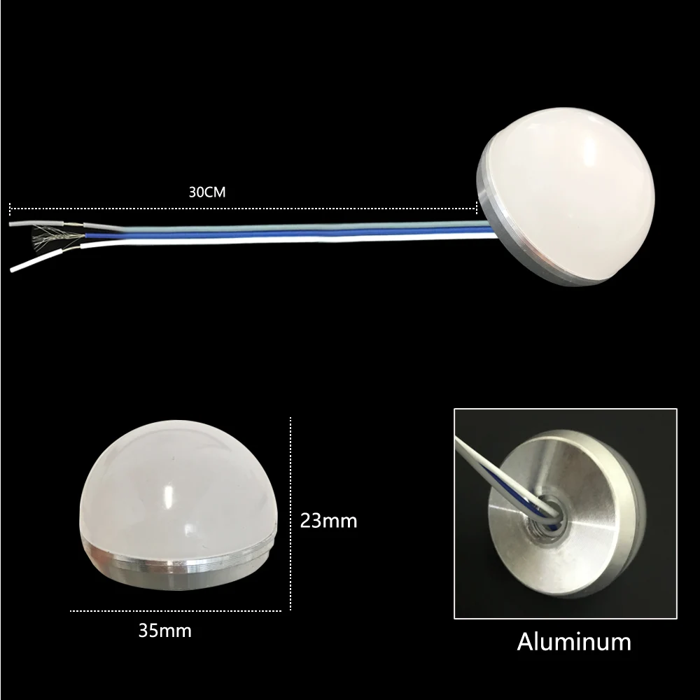 

Mirror bulb 12V LED mirror lamp ball makeup mirror spotlight dimming color adjustment temperature low voltage for dressing table