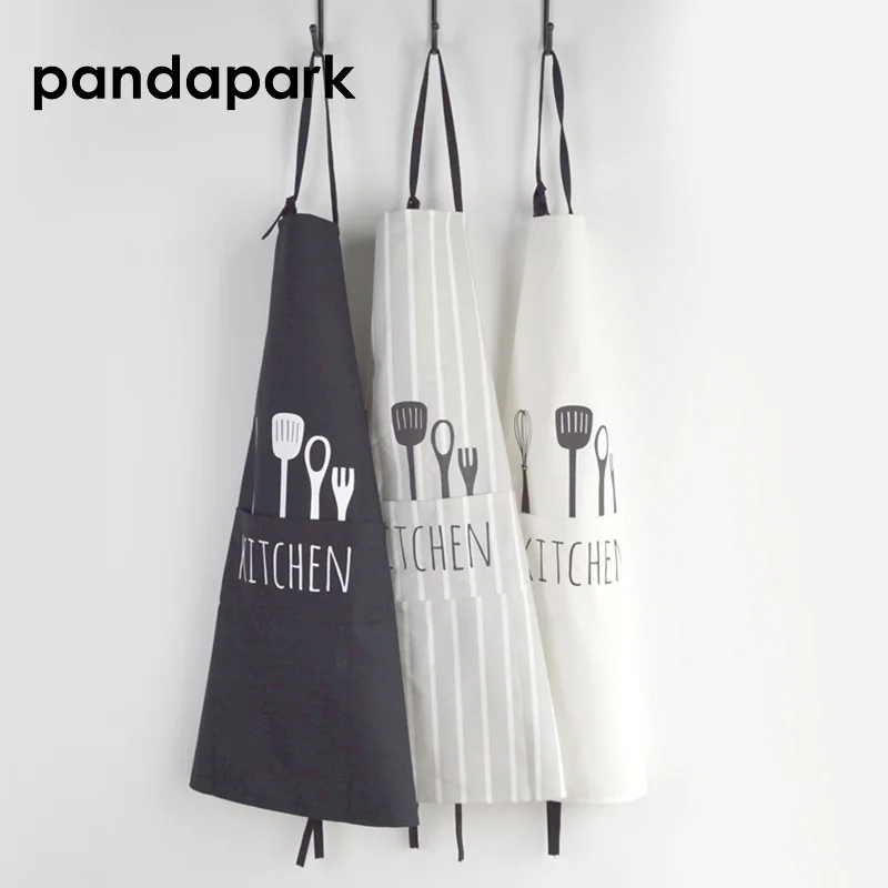 Модный фартук Pandapark унисекс из чистого хлопка без рукавов для женщин и мужчин