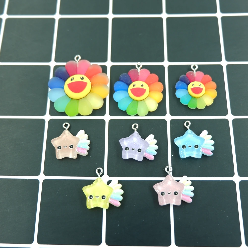 Милый кулон Подвеска со звездой подсолнуха для самостоятельного изготовления