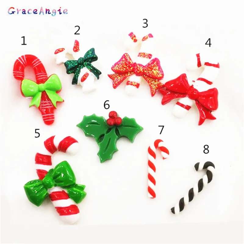 GraceAngie 20pcs/pack Bohemian Celebrity Style Diy Jewelry Accessories Gemstone Glass Patch Christmas Day Theme Happy Life | Украшения и