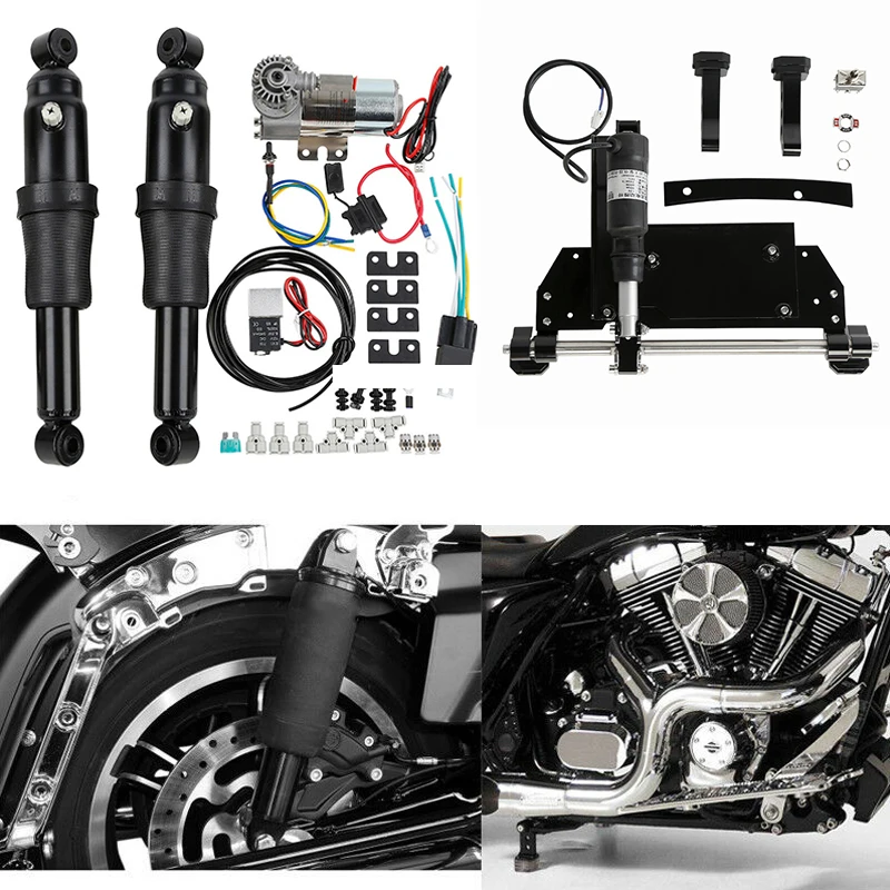 Мотоцикл задний пневматическая Электрический Центральная стойка для Harley Road King Electra Road Glide Street Glide 2009