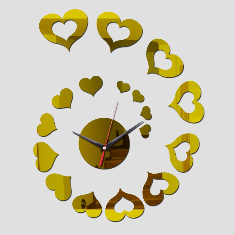 Кварцевые акриловые новые 3d часы домашний декор настенный современный дизайн