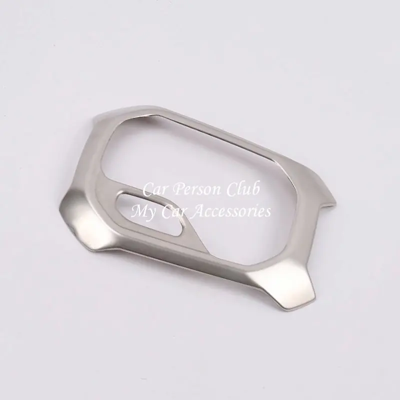 Интерьерная консоль коробка переключения передач панель крышка из нержавеющей