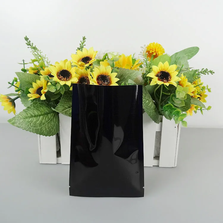 Розничная продажа 200 шт./лот черная алюминиевая фольга пластиковые прозрачные