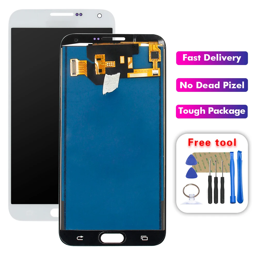 ЖК-дисплей для Samsung Galaxy E7 E700 E700F E7000 E7009 сенсорный экран дигитайзер в сборе