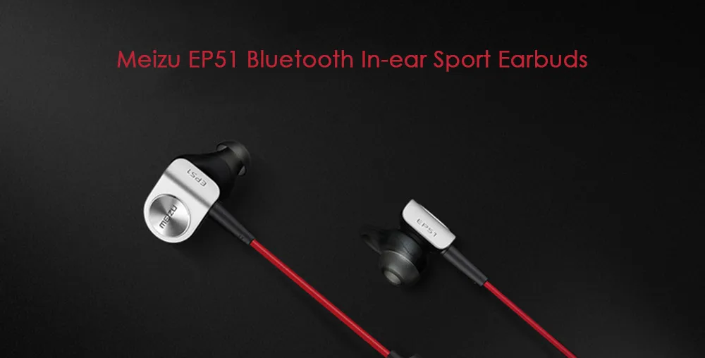 Meizu EP52/EP51, беспроводные Bluetooth 4,1, спортивные наушники, стерео гарнитура с микрофоном, поддержка Apt-X, 8 часов воспроизведения, водонепроницаемые, IPX5