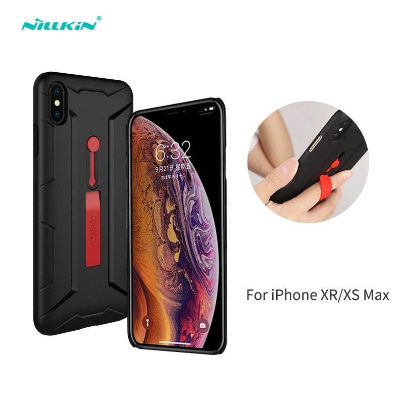 NILLKIN для iphone xr чехол силиконовый держатель телефона жесткие средство защиты ПК xs